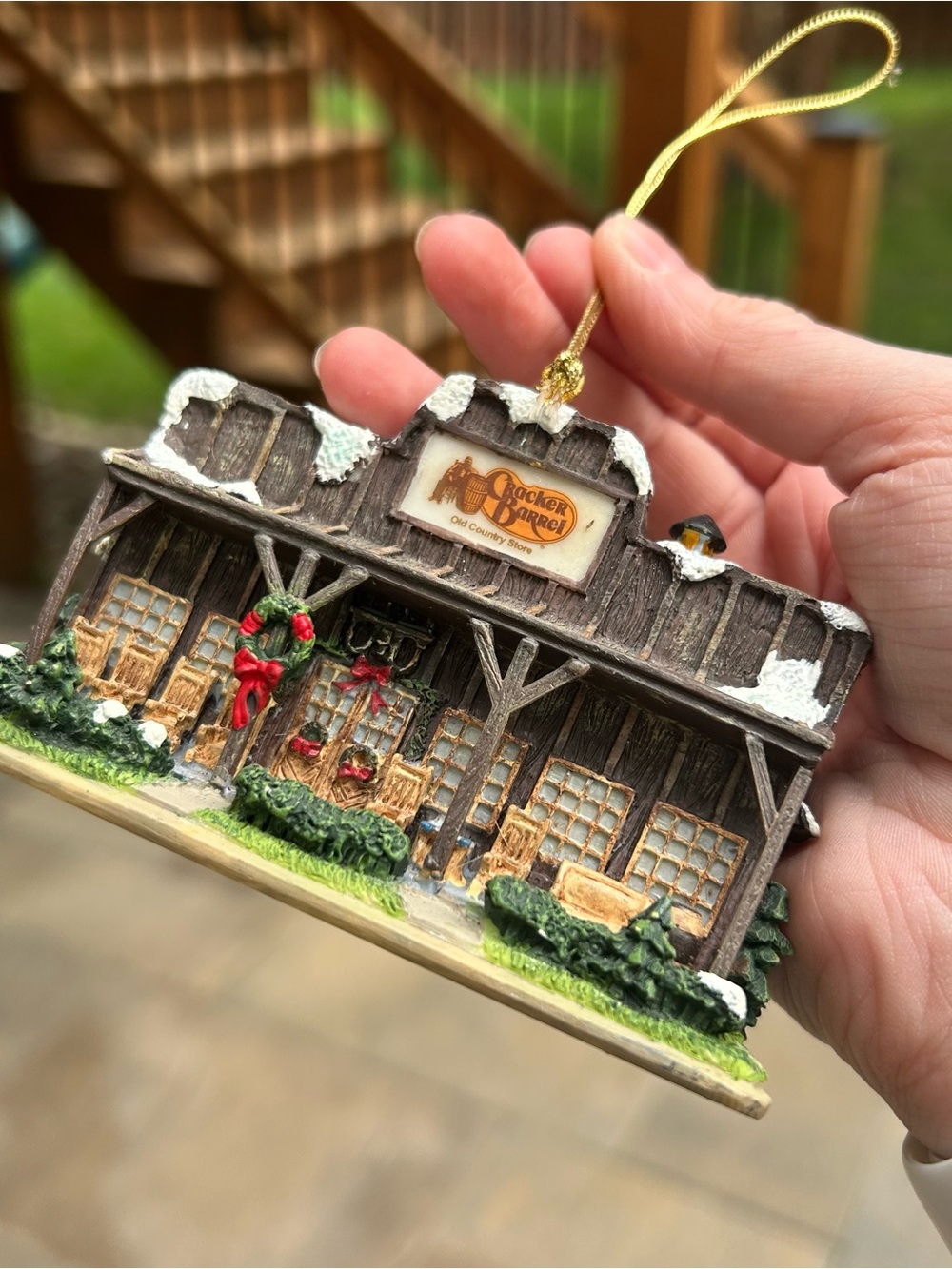 Cracker Barrel Christmas Tree Ornament